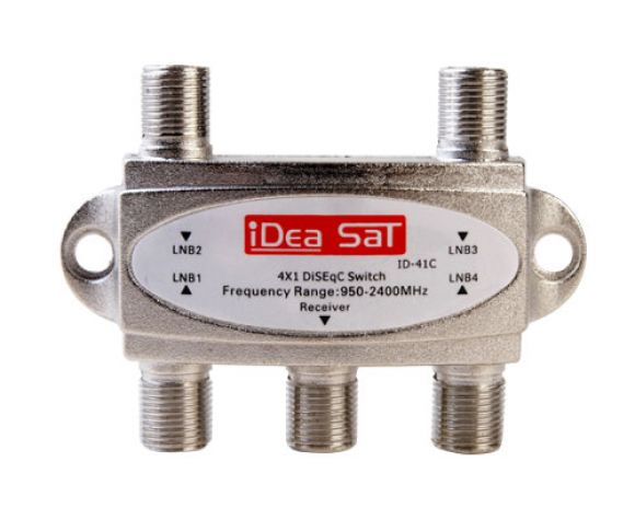 IDEA SAT 4X1 DiSEqC SWITCH IDEA SAT 4X1 DiSEqC SWITCH