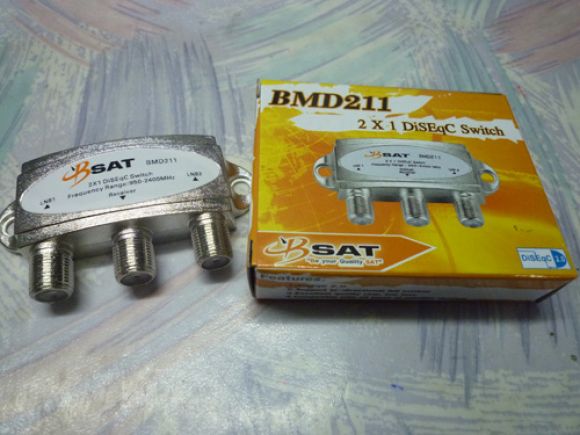 B-Sat 2X1 DiSEqC SWITCH B-Sat 2X1 DiSEqC SWITCH