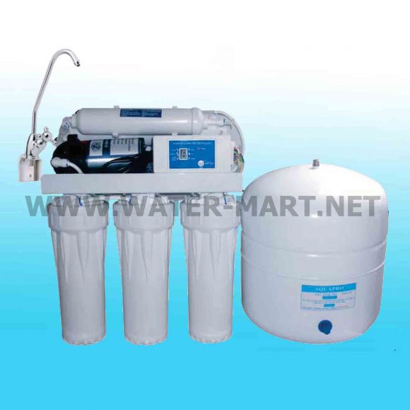 เครื่องกรองน้ำ 5 ขั้นตอน ระบบ Reverse Osmosis 50 GPD Uni-pure (Auto Flush+Digita เครื่องกรองน้ำ 5 ขั้นตอน ระบบ Reverse Osmosis 50 GPD Uni-pure (Auto Flush+Digita