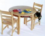 เฟอร์นิเจอร์เด็ก โต๊ะเด็ก Round Table w/h 2 Chairs