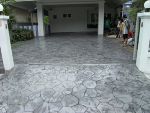 พื้นคอนกรีตพิมพ์ลาย BY BUROCK STAMP-STAMPED CONCRETE