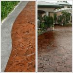 พื้นคอนกรีตพิมพ์ลาย BY BUROCK STAMP-STAMPED CONCRETE