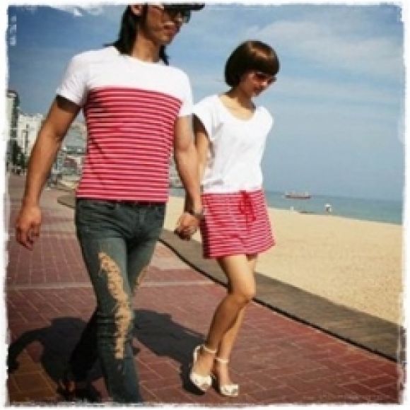 ชุดคู่ เสื้อชาย+เดรสหญิง