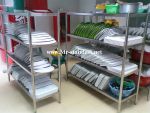 "มิสเตอร์ สแตนเลส" ขายชั้นวางของ 4 ชั้น ชั้นวางจาน