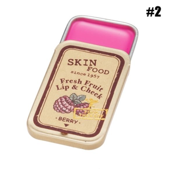 Skin Food/Fresh Fruit Lip&Cheek #2 Berry สีชมพูเบอรี่