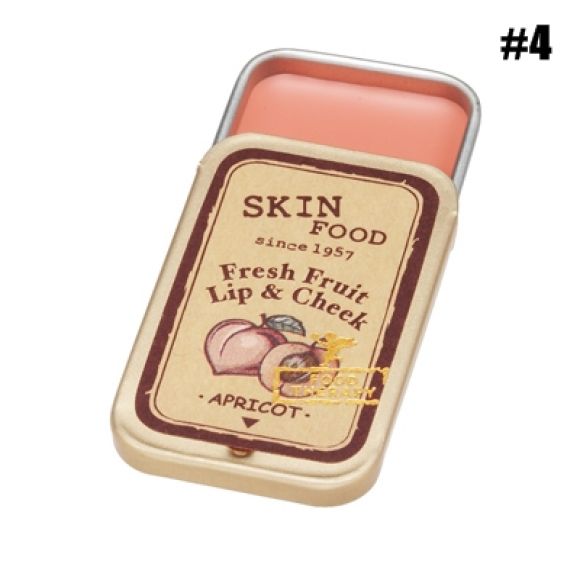 Skin Food/Fresh Fruit Lip&Cheek #4 Apricot สีส้มแอ๊ปปริคอต