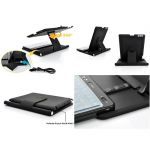 iPad/iPad2 Case พร้อมสไลด์ Keyboard ไร้สายแบบ Bluetooth ?ปรับเปลี่ยนมุมได้ 360 องศา
