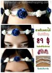 เชือกคาดผมดอกไม้ 04