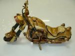 Motobike Teak Wood
