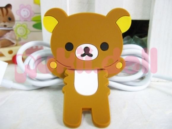 ที่เก็บสายหูฟังตัว rilakkuma
