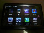 GPSจอใหญ่ 7 นิ้ว ทรง I-Pad ดูทีวีได้ จอHD 800x480 Pixels Windows CE 6.0 CPU 533 Mhz SIRF IV RAM 128 