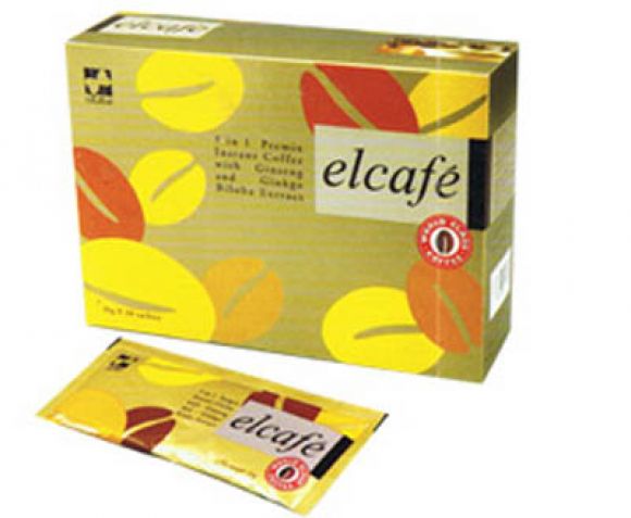 กาแฟเอลคาเฟ่ สูตร โสม+แปะก๊วย บำรุงสมอง (Elcafe Coffee) กาแฟเอลคาเฟ่ สูตร โสม+แปะก๊วย บำรุงสมอง (Elcafe Coffee)