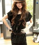 เดรสผ้าลื่น