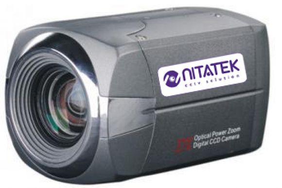 กล้องสี มาตรฐาน - เลนท์ซูม 27 เท่า  , 400 TVL , Nitatek   รุ่น NCZ-001