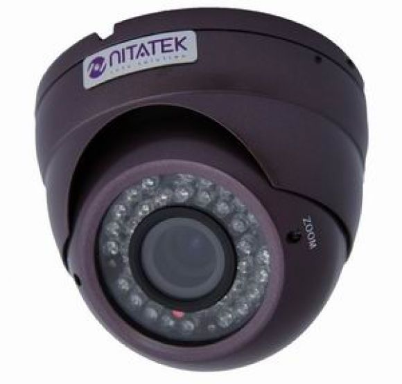 กล้องโดมสีอินฟราเรด 30 เมตร  , 520 TVL , Nitatek   รุ่น NCD-102