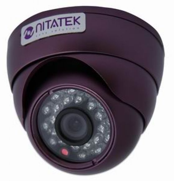 กล้องโดมสีอินฟราเรด 18 เมตร  , 520 TVL , Nitatek   รุ่น NCD-202 