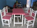 หนุ่มโต๊ะไม้ขายเก้าอี้พนักพิงตรงราคาถูกสีสรรสวยงาม 370 บาท