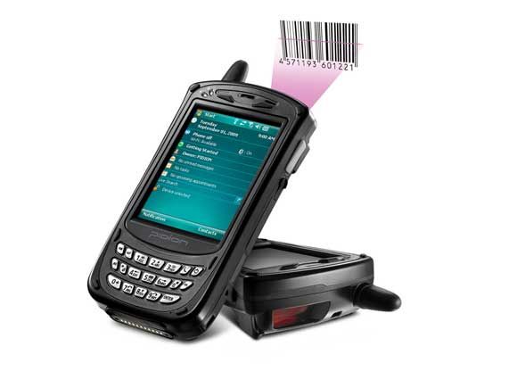 Mobile computer Pidion bluebird BIP-5000Black barcode scanner เครื่องอ่านบาร์โค้