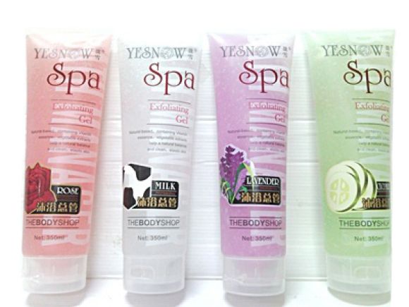 เจลขัดขี้ไคล เดอะบอดี้ชอฟสปา มี 5 กลิ่น ไม่ระคายเคืองผิว ไม่ติดขน 350 g(ราคาปลีก 150 บาท) เจลขัดขี้ไคล เดอะบอดี้ชอฟสปา มี 5 กลิ่น ไม่ระคายเคืองผิว ไม่ติดขน 350 g(ราคาปลีก 150 บาท)