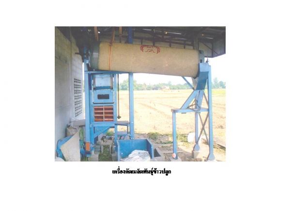 เครื่องคัดเมล็ดพันธุ์ข้าว เครื่องคัดเมล็ดพันธุ์ข้าว