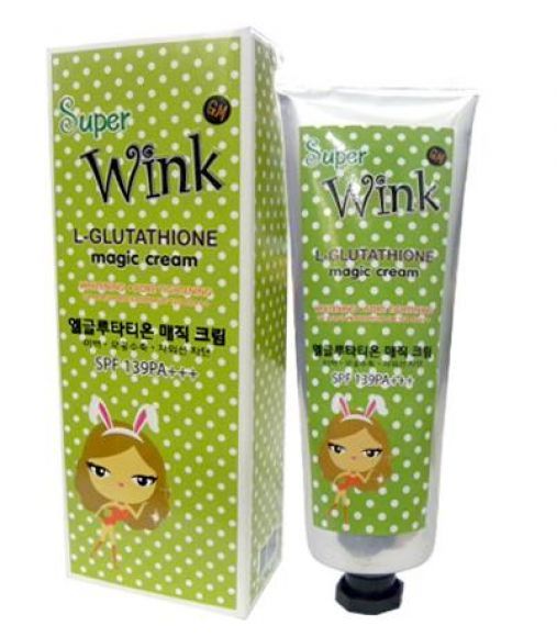 Super Wink with Chimmer ออร่า โลชั่น แอลกลูต้าไธโอน SPF 139