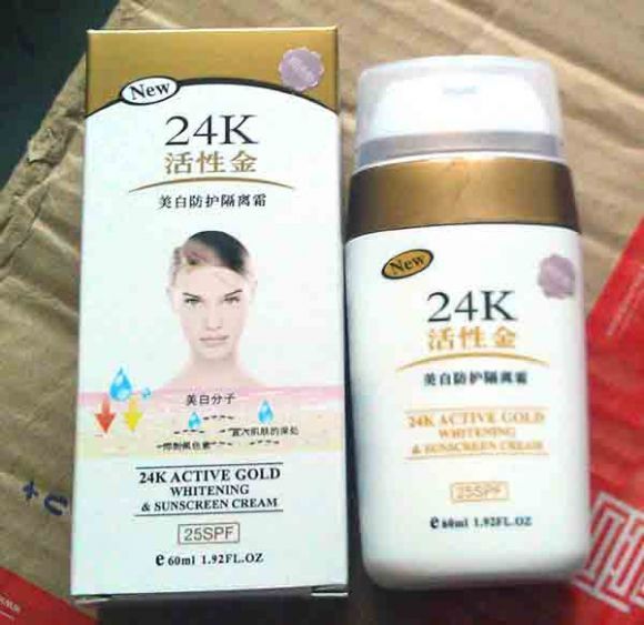กันแดดพร้อมปรับผิวขาว 24k 