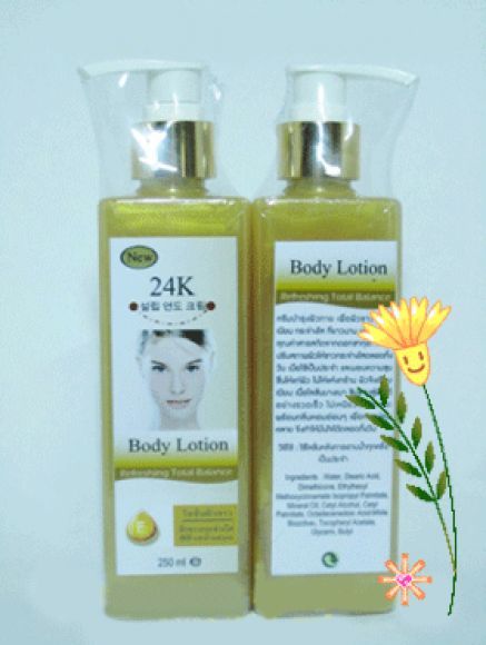 Body Lotion Gold 24 K Refreshing Total