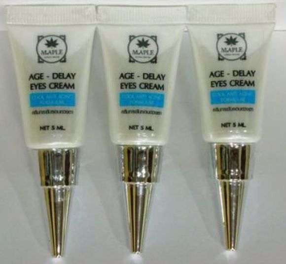 Maple Age Delay Eyes Cream นอนดึกขอบตาคล้ำเป็นหมีแพนด้า ช่วยลดเลือนรอยหมองคล้ำได