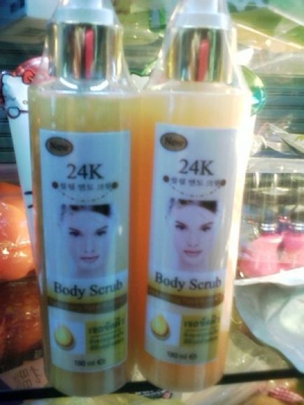 เจลขัดผิวกายทองคำ24k