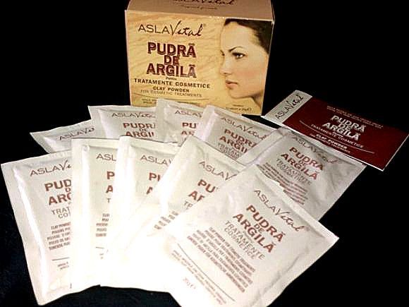 **aslavital** โคลนพอกหน้าจากโรมาเนีย