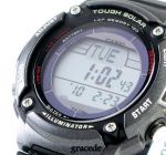 นาฬิกา Casio W-S200H-1BVDF สำหรับผู้ชาย ใช้พลังงานแสงอาทิตย์ ชาร์ตแบตอัตโนมัติ