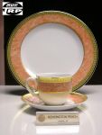 จานเซราิมิคขอบทอง Dinner Plate Gold (รับทำโลโก้ลงบนชิ้นงาน) Tel.0898912327