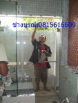 เฟรมกลาส.ดีไซด์-รับติดตั้งประตูกระจกบานเปลือยเลื่อน0815616609