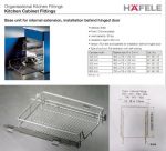 ตะแกรงเก็บของชุดครัวและบาร์ยี่ห้อ HAFELE รุ่น 541.80.145 STD/G2