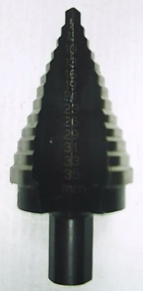 ดอกเจาะStep Drill ยี่ห้อ UNIBIT # 5M (MADE IN USA)by IRWIN เจาะได้13ขนาดตั้งแต่ 