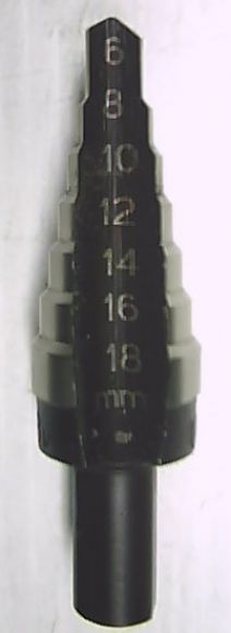 ดอกเจาะStep Drill ยี่ห้อ UNIBIT #3M (MADE IN USA)by IRWIN เจาะได้7ขนาดตั้งแต่ 6m