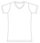 เสื้อยืดคอวี