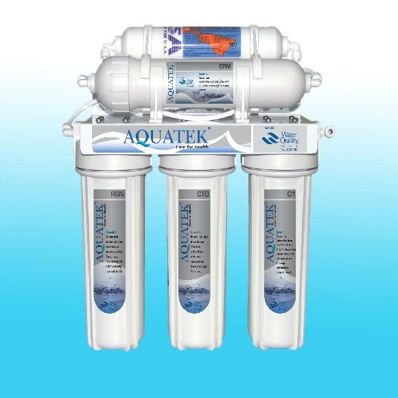 เครื่องกรองน้ำ 5 ขั้นตอน (Ceramic+Omnipure) Aquatek รหัสสินค้า : A14