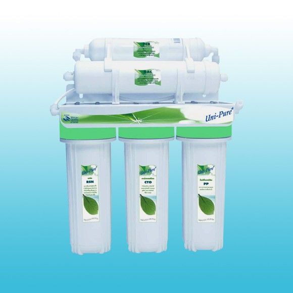 เครื่องกรองน้ำ 5 ขั้นตอน UNIPURE 2 oring (Green) รหัสสินค้า : A32