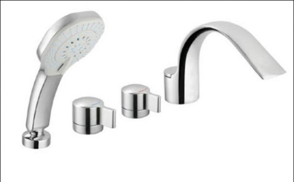 ก๊อกผสมอ่างล้างหน้าแบบฝังทรงสูง2รู ยี่ห้อAMERICAN STANDARD รุ่น A-6800-700