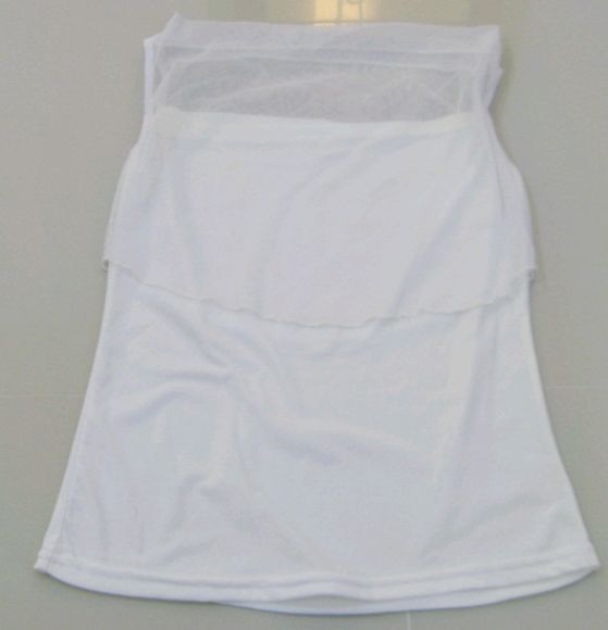 เสื้อซีทรูสีขาว
