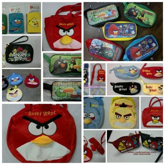 สินค้ากระเป๋าน่ารัก จาก การ์ตูนดัง Angry Birds ++Update สินค้าใหม่++
