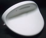 ที่นั่งอาบนํ้าอะครีลิคติดผนังยี่ห้อBATHROOM DESIGN รุ่น UFO SEAT 1 (S-001)สีขาว