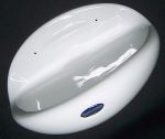 ที่นั่งอาบนํ้าอะครีลิคติดผนังยี่ห้อBATHROOM DESIGN รุ่น UFO SEAT 1 (S-001)สีขาว