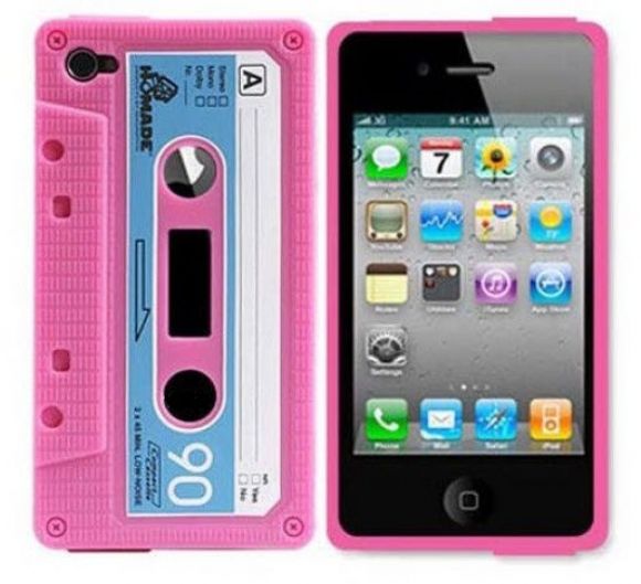 ซิลิโคนรูปเทป Iphone4 สีีชมพู ซิลิโคนรูปเทป Iphone4 สีีชมพู