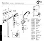 ก็อกอ่างล้างหน้าผสมยี่ห้อ IDEAL STANDARD รุ่น DUALUX A 1800.979510(MADE IN GERMANY)