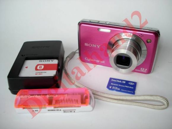 ขายกล้องดิจิตอลโซนี Cyber-Shot DSC-W220/P 12.1MP 4X