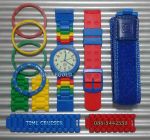 นาฬิกา เลโก้ lego เปลี่ยนสายได้ 3 แบบ วงแหวนมีหลายสีเปลี่ยนได้ กันน้ำ เรืองแสง