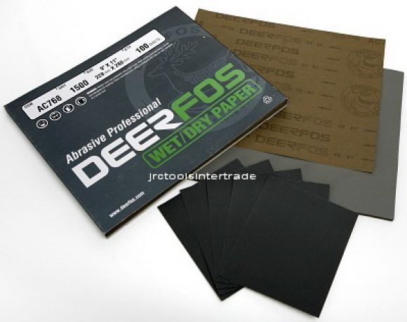 กระดาษทรายขัดน้ำ+ขัดแห้ง 2in1 ตรากวาง-เดียร์ฟอส DEERFOS 
