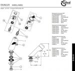 ก๊อกอ่างล้างหน้ายี่ห้อ IDEAL STANDARD รุ่น DUALUX A 4002 (MADE IN GERMANY)